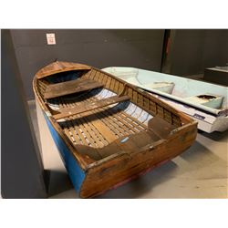 Wooden Boat - Blue