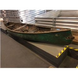 Wooden Canoe - Dark Olive Green