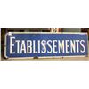 Image 1 : Vintage Metal Sign