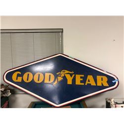 Vintage  Good Year  Sign Metal