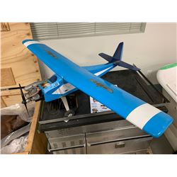 Vintage Gas Model Plane (Blue)