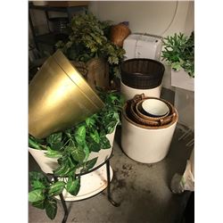 Planters and Green Plants