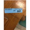 Image 2 : Retro Wood and Leather Loveseat and Chair