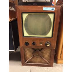 Vintage Admiral Black and White Television