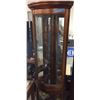 Image 1 : Lighted corner curio cabinet