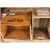 Image 2 : 2 Antique Wooden Crates