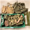 Image 1 : Misc military cargo net and canteen ammunition side belt