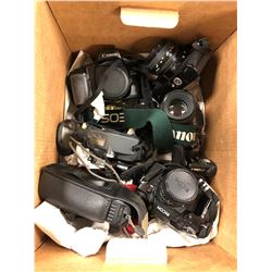 Lot of retro and modern Cameras