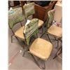 Image 2 : 6 ast. retro chairs