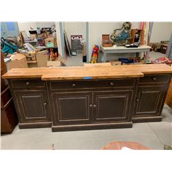 Rustic and Distressed pine cabinet