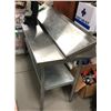 Image 2 : One Stainless Steel Restaurant Grade Counter with Shelf