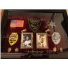 Image 1 : Police Badges, Crest and pins mounted - Movie Prop