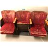 Image 1 : 3 Theatre seats from the Vaudeville Theatre in New Westminiter