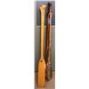 Image 2 : misc wooden oars
