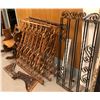 Image 2 : misc  wrought iron fireplace pieces