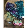 Image 1 : 2 mermaid costumes with green tops and blue fish tail skirt