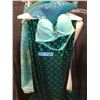 Image 2 : blue and dark green mermaid costume with fish tail skirt