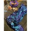 Image 1 : Mermaid costume (purple) with seashell crown and a bra with net