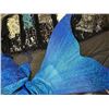 Image 3 : Mermaid Costume with blue top, blue skirt and blue fin (also has beads)