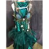 Image 1 : green mermaid costumes with sea shell and fishing net bra