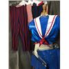 Image 1 : Complete blue sailor costumes with 5 bottoms