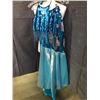 Image 1 : Fancy blue movie set dress with top