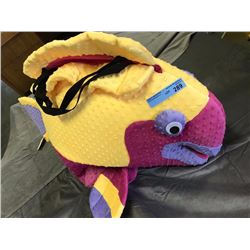 Kids fish costume (yellow and maroon)