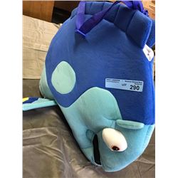 kids fish costume (dark blue)