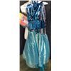 Image 1 : Blue costume - top and bottom
