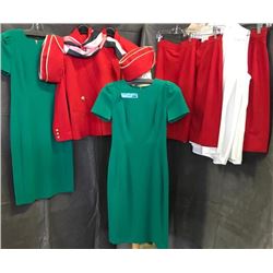 Complete multiple air hostess costumes