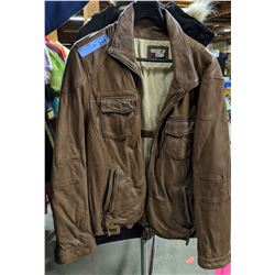 7 Carbon and 2 Cobalt Brown Vintage Leather Jackets