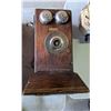 Image 2 : Antique Wooden Wall Phone