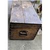 Image 3 : Antique Wooden Trunk