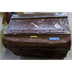 Antique Metal Trunk