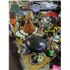 Image 1 : Table lot of vintage lamps, clocks and much more