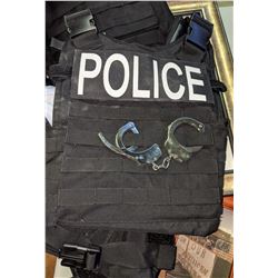 lot of assorted character worn police uniforms, pictures, badges (Movie Prop)