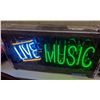 Image 1 : Live Music Neon Sign