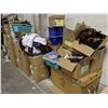 Image 8 : Large lot of vintage clothing, purses, bags, cow boy boots etc.