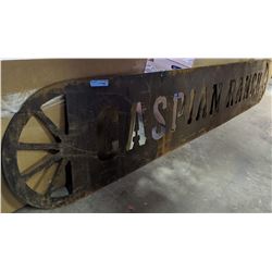 metal sign