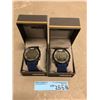 Image 1 : 2 unlisted (kenneth cole) digital watches with blue rubber strap