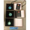 Image 2 : 3 necklaces with stained glass pendant