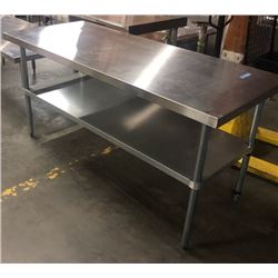 72 x 30 stainless steel work table