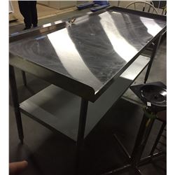 72 x 30 stainless steel table