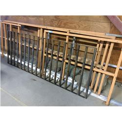 Sorted metal railing