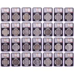 1878-1921 $1 Morgan Silver Dollar (28) Coin Date Set NGC Genuine