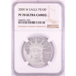 2009-W $100 Proof Platinum American Eagle Coin NGC PF70 Ultra Cameo