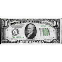 1934A $10 Federal Reserve Star Note Atlanta