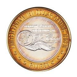 .999 Silver Riviera Hotel & Casino Las Vegas $10 Casino Limited Edition Gaming Token