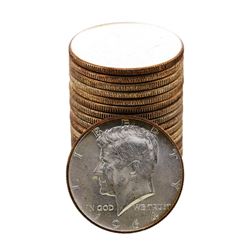 Roll of (20) Brilliant Uncirculated 1964 Kennedy Half Dollar Coins