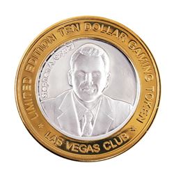 .999 Silver Las Vegas Club $10 Limited Edition Casino Gaming Token